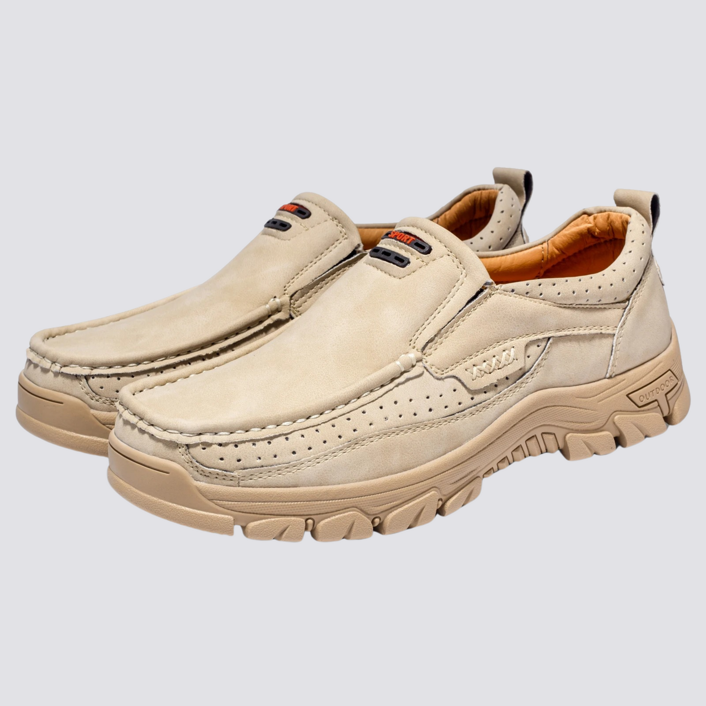 Herrenmode Vintage-Schuhe in Braun
