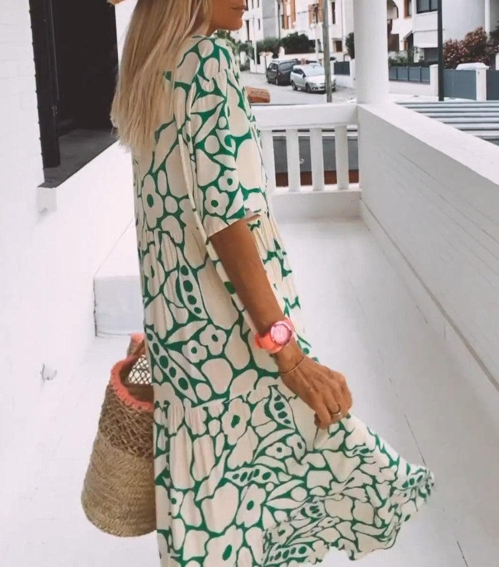 Lolas-Mode - Maxikleid in sommerlichen Design
