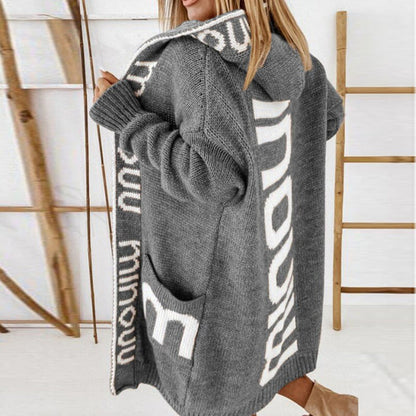 Strickjacke für Frauen in Hellbraun