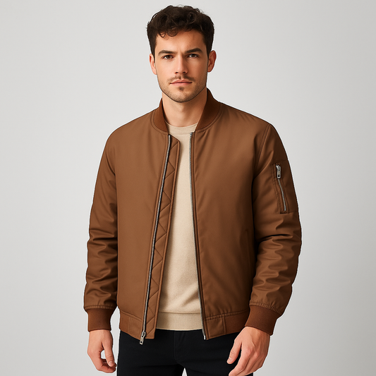 Herren Bomberjacke in Braun