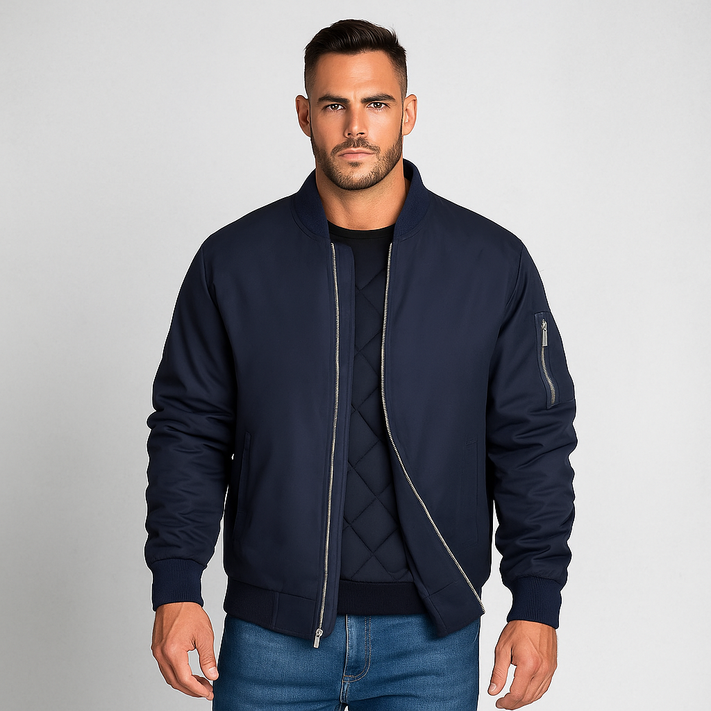 Herren Bomberjacke in Braun