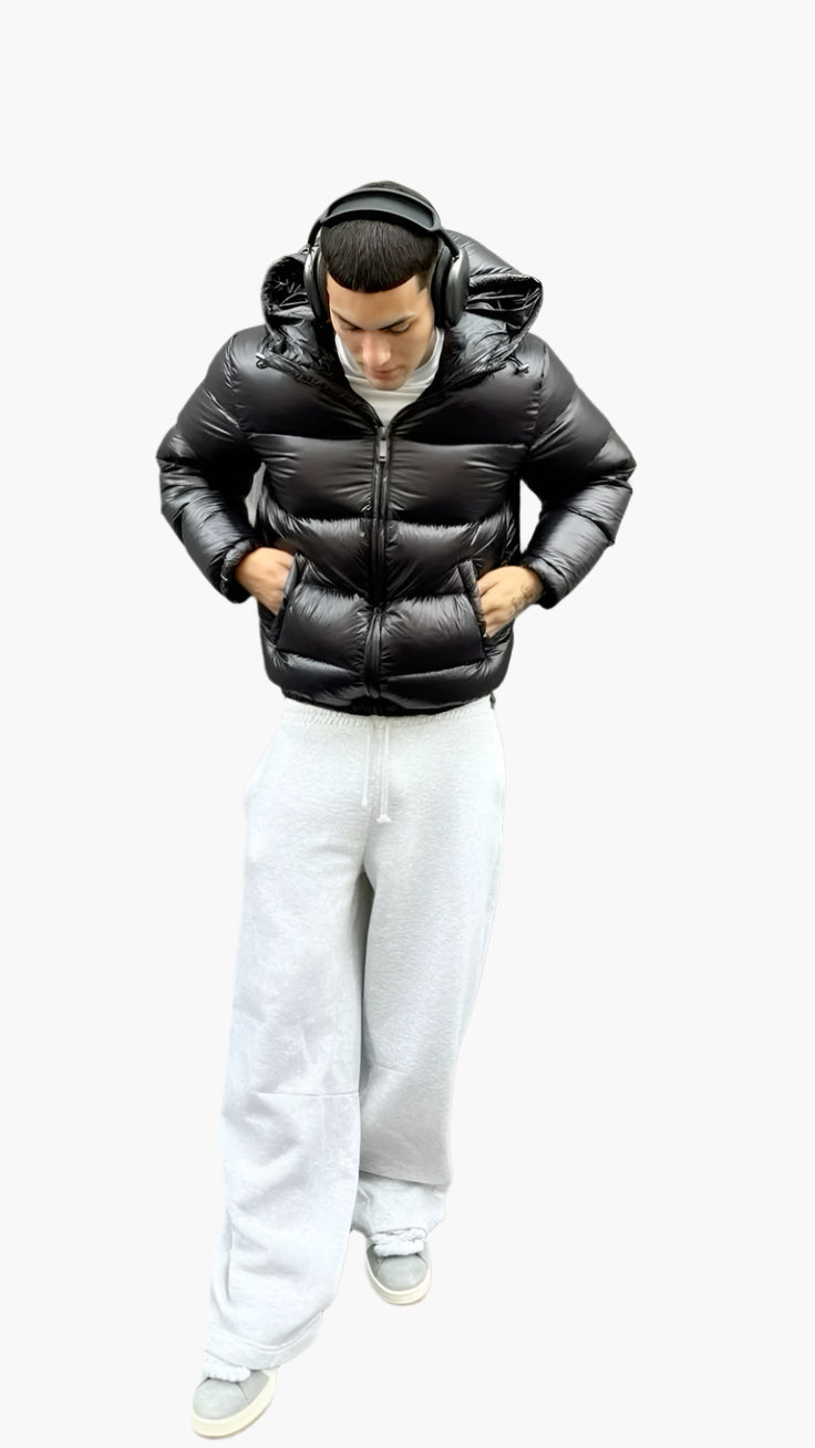 Winter Steppjacke Puffer Streetwear - Urban Style für Kalte Tage in Grün