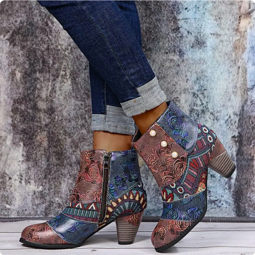 Lolas-Mode - Wasserdichte Retro Stiefel Mit Stil