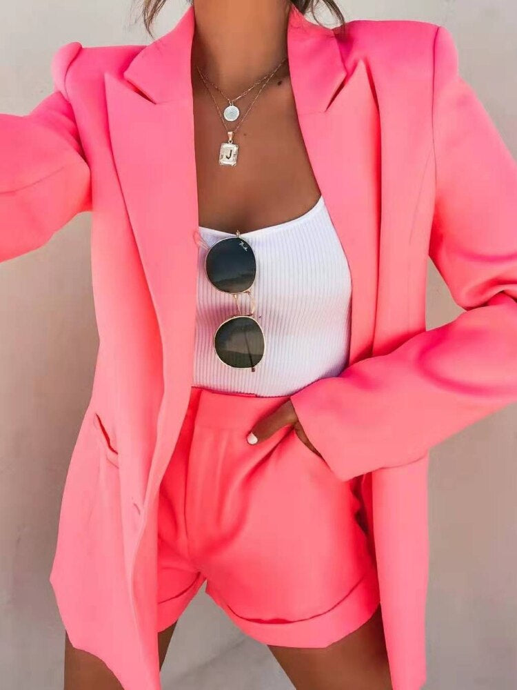Lolas-Mode – Hochwertiges Blazer-Set in tollen Farben