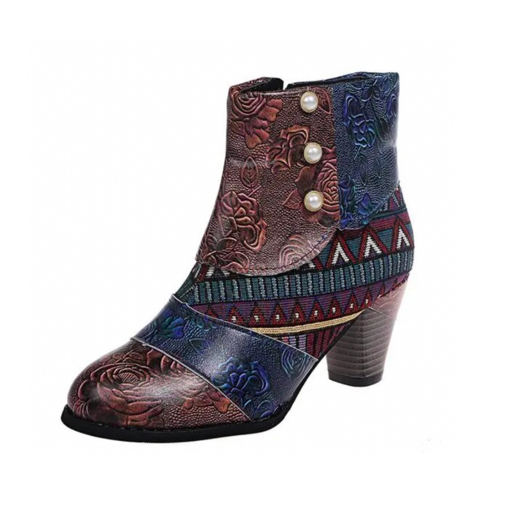 Lolas-Mode - Wasserdichte Retro Stiefel Mit Stil