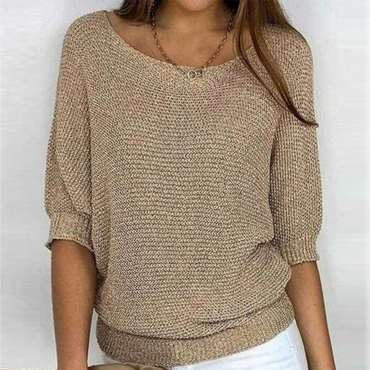 Strickpullover in Khaki