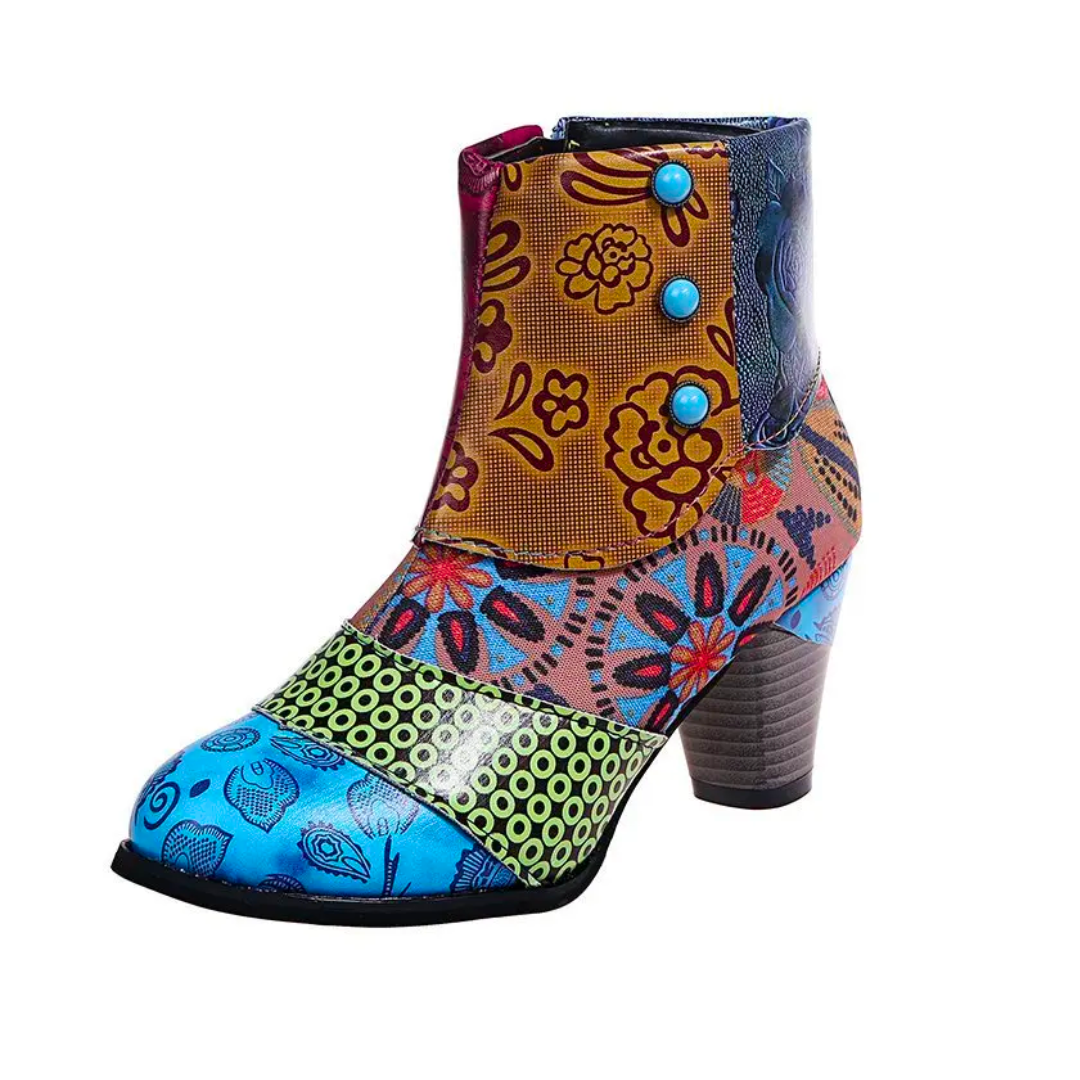 Lolas-Mode - Wasserdichte Retro Stiefel Mit Stil