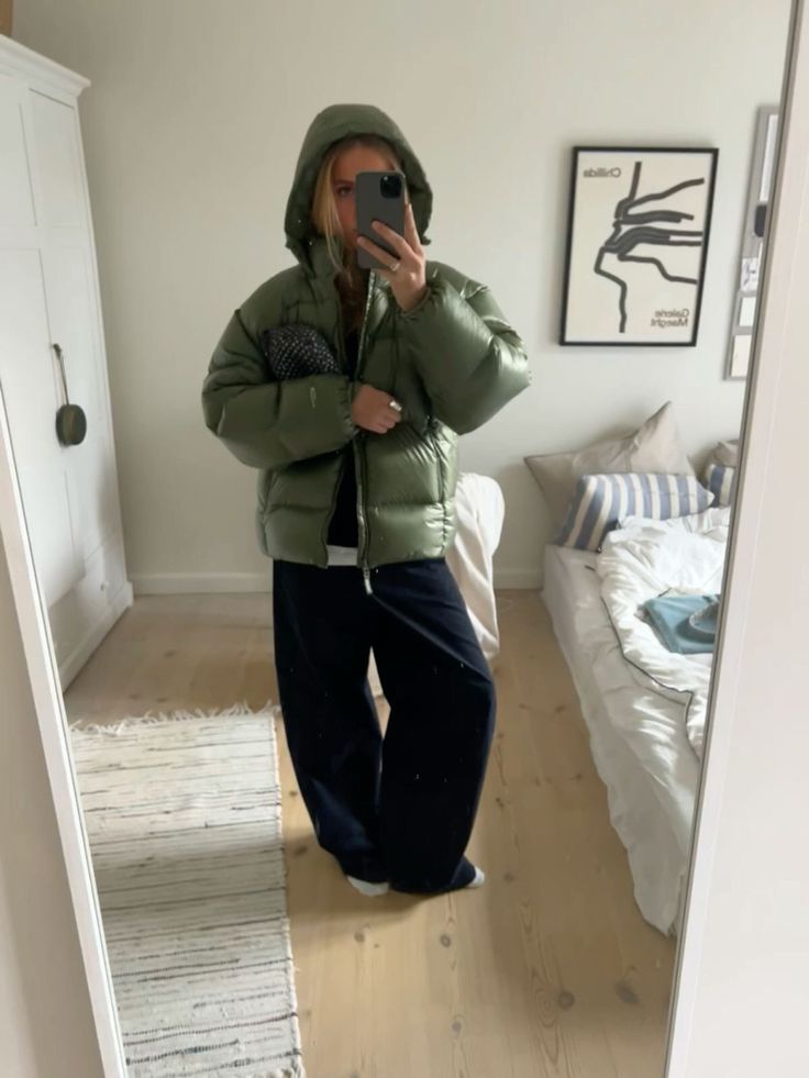 Winter Steppjacke Puffer Streetwear - Urban Style für Kalte Tage in Schwarz
