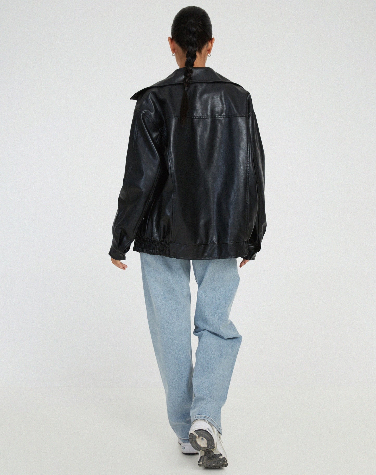 Damen Jacke in Übergröße mit modischem Look in Braun