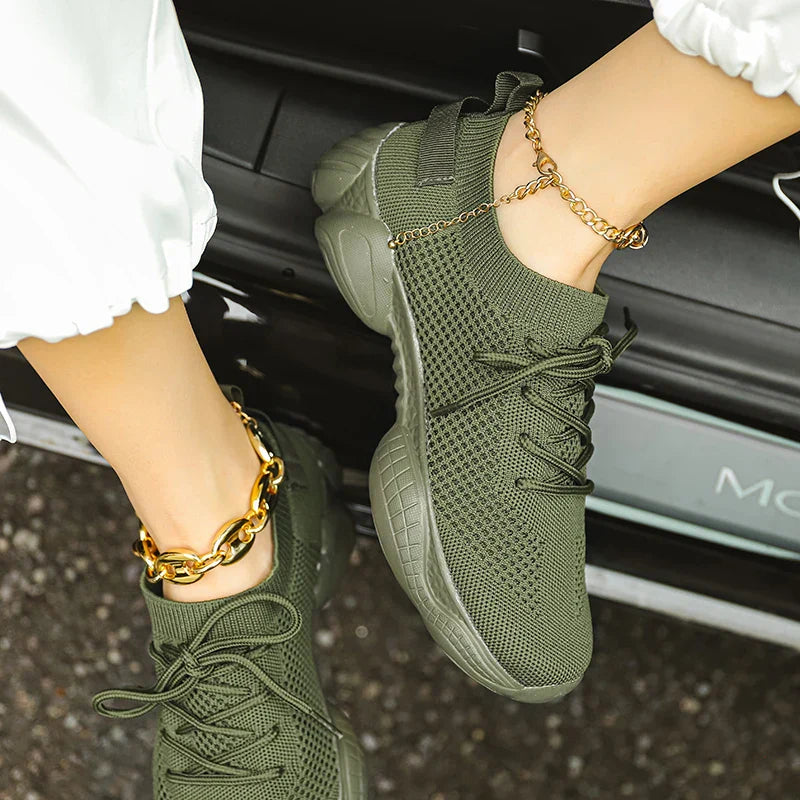 Casual Sneaker für Alltag und Freizeit in Rot
