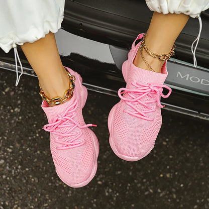 Casual Sneaker für Alltag und Freizeit in Rot