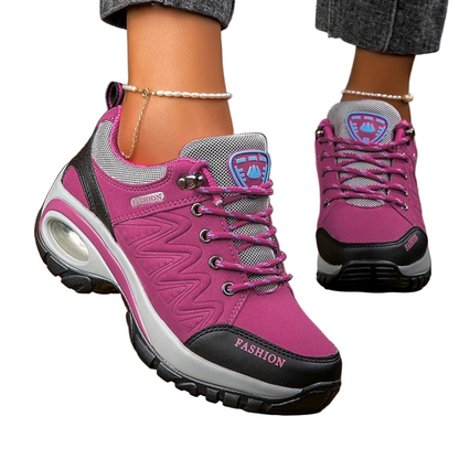 Damen Wanderschuhe mit lebhaften Farben für bequemes Gehen in Rosa