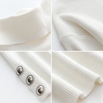 Rollkragenpullover für Frauen in Braun