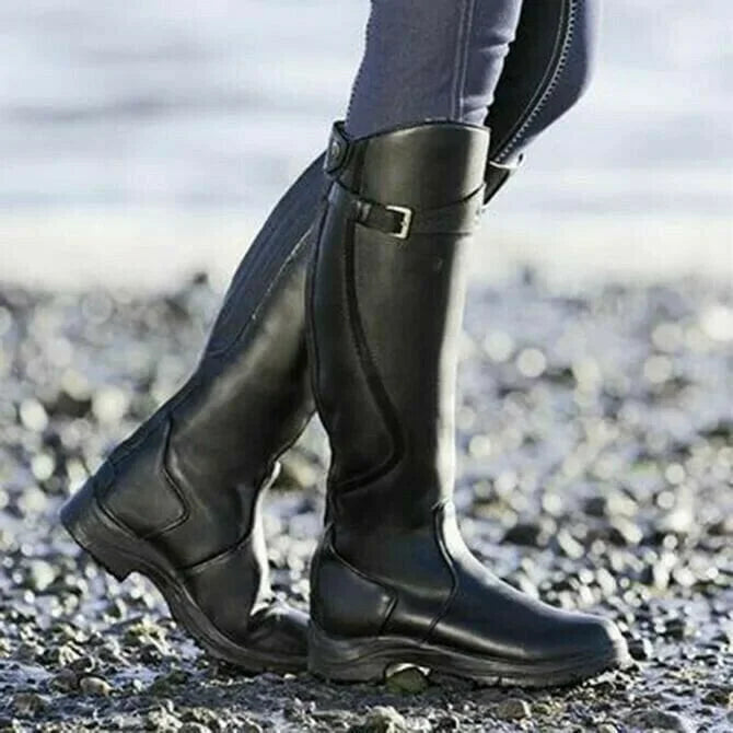 Damen robuste Stiefel in Grün