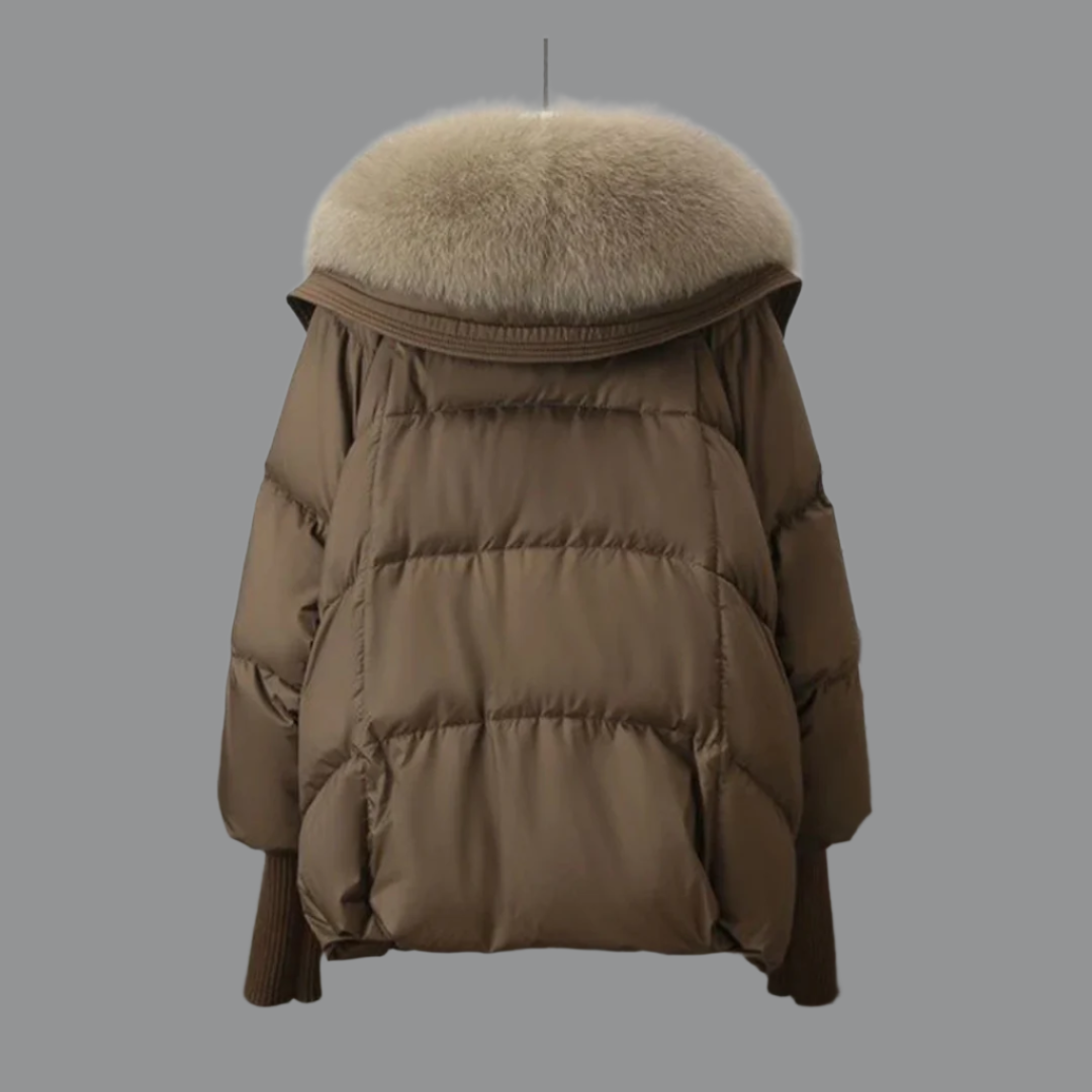 Pufferjacke in Schwarz