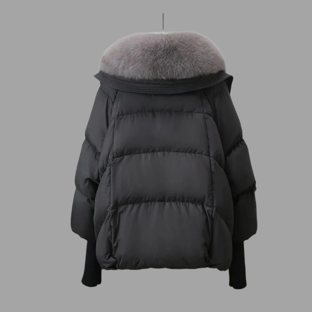 Pufferjacke in Schwarz