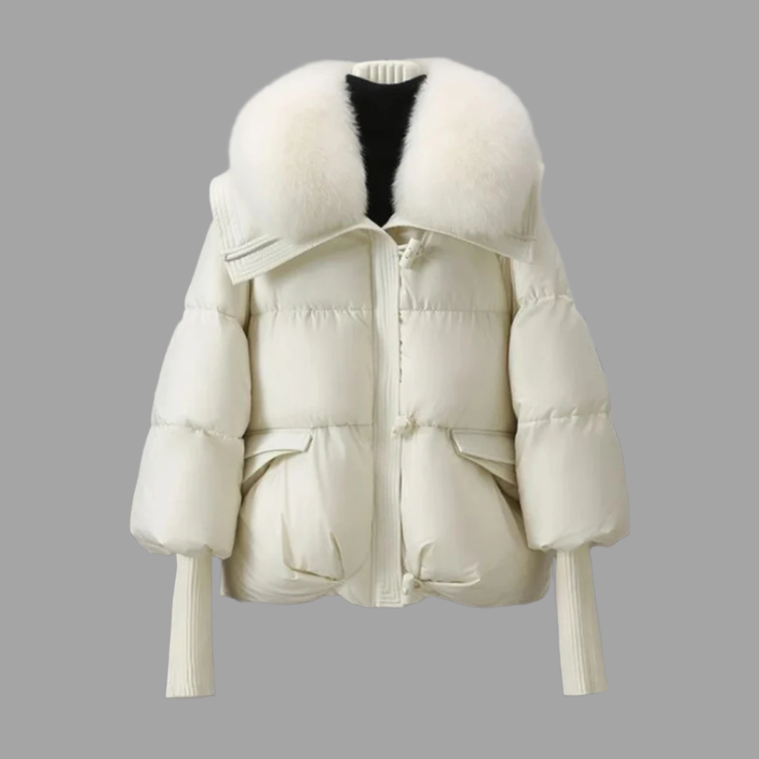 Pufferjacke in Schwarz