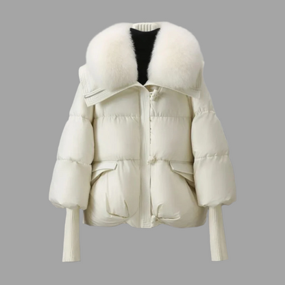 Pufferjacke in Schwarz