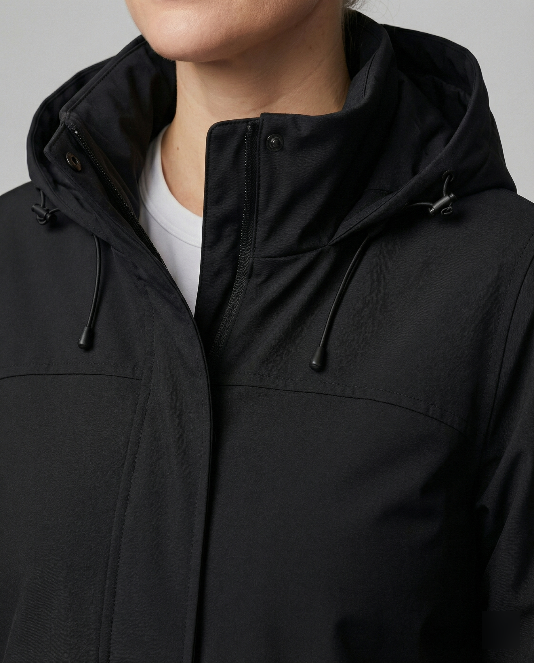 Übergangsjacke Damen sportlich Parka mit Taschen in Dunkelblau