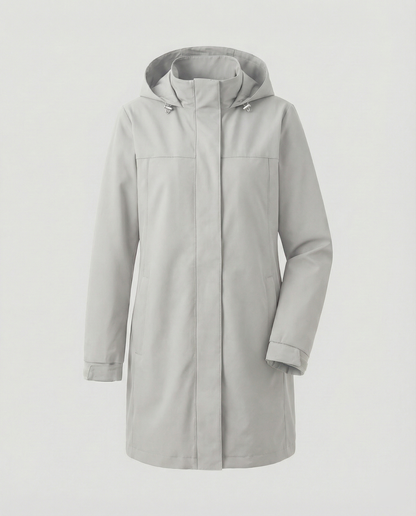 Übergangsjacke Damen sportlich Parka mit Taschen in Blau