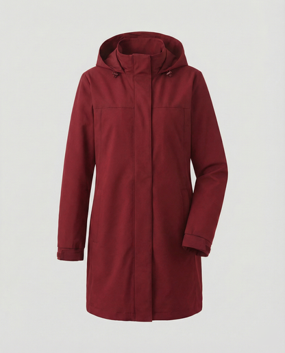 Übergangsjacke Damen sportlich Parka mit Taschen in Grau