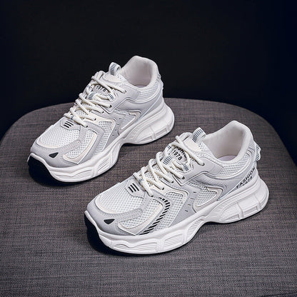 Damen Sport-Sneaker mit bequemer Laufsohle in Grau