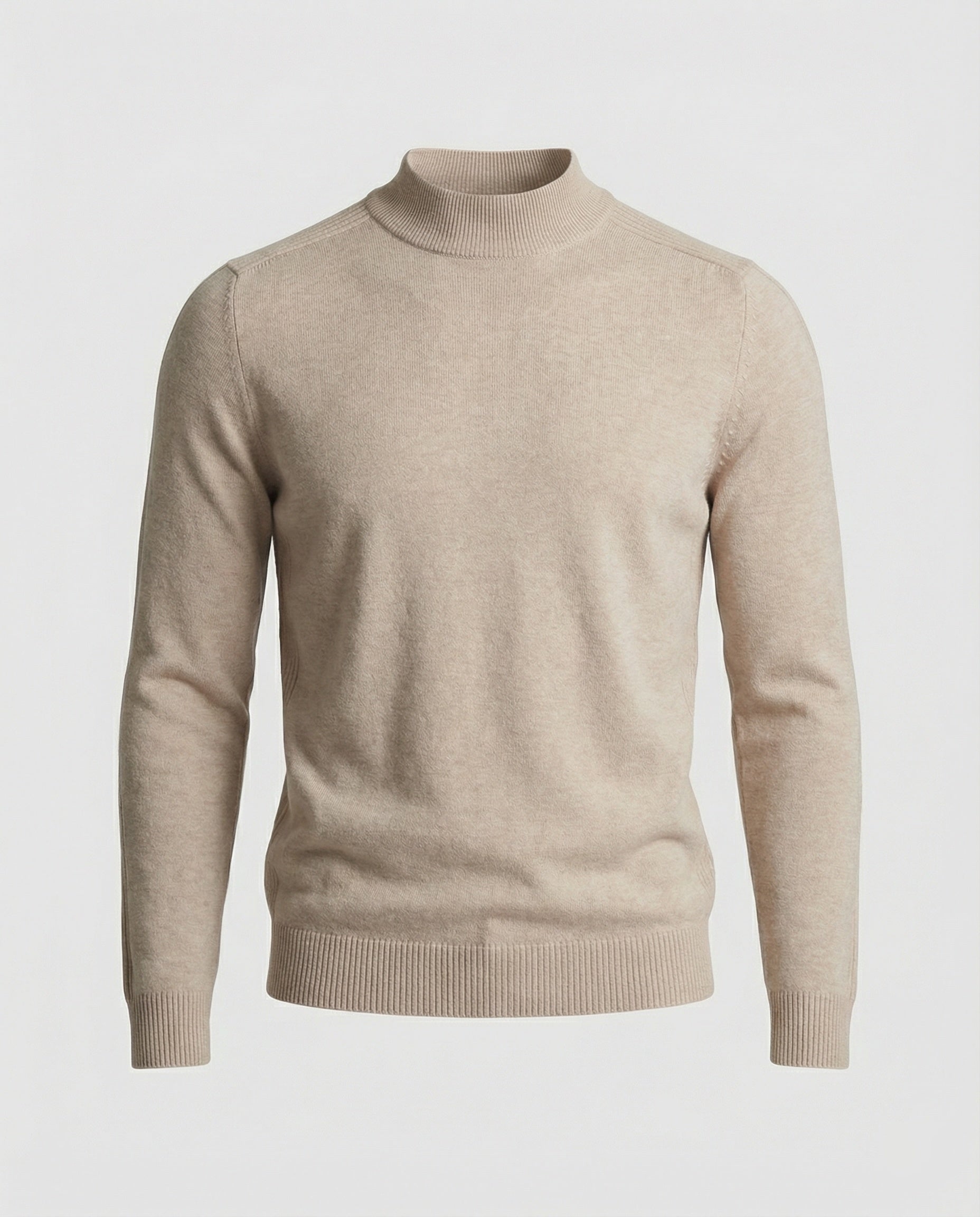 Stilvoller Rollkragenpullover in Gelb