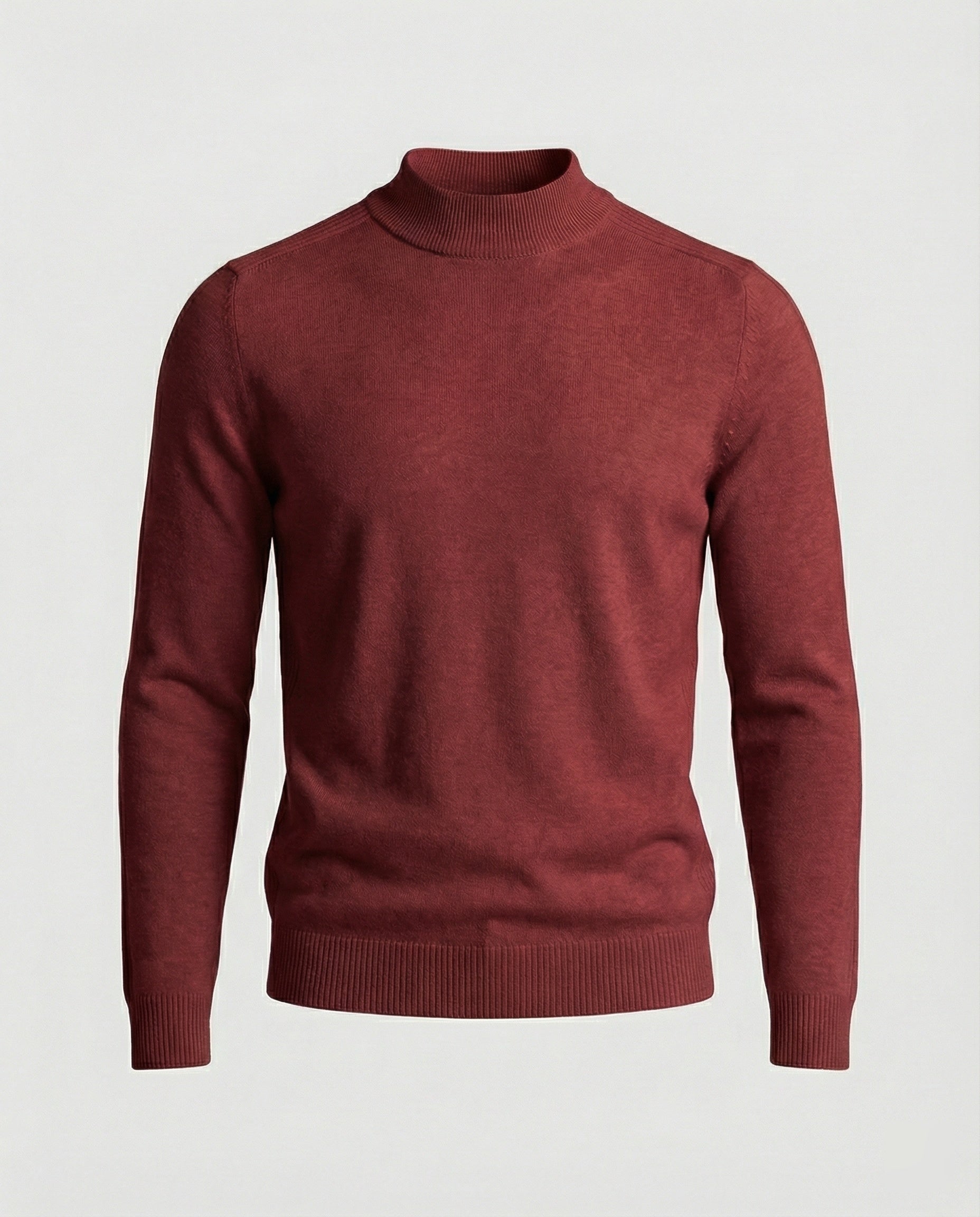 Stilvoller Rollkragenpullover in Khaki