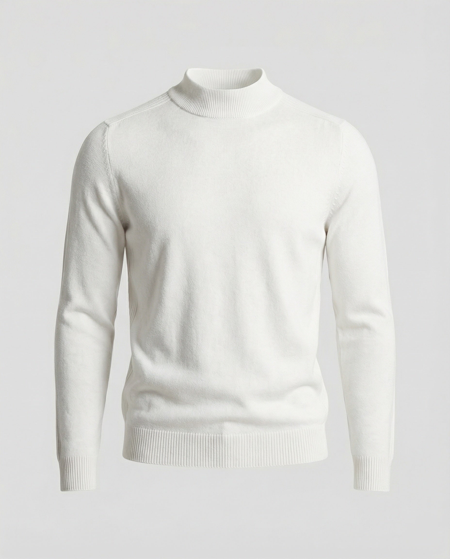 Stilvoller Rollkragenpullover in Dunstblau