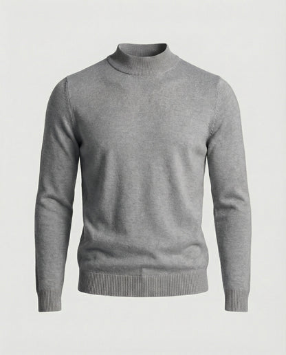 Stilvoller Rollkragenpullover in Schwarz