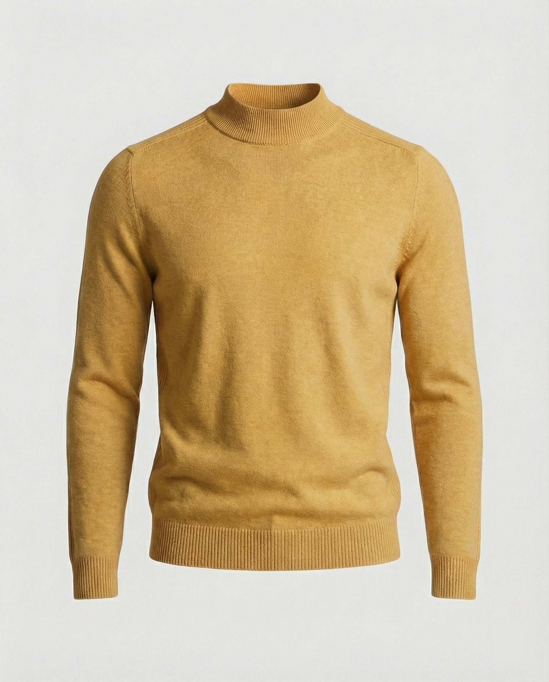 Stilvoller Rollkragenpullover in Dunkelblau