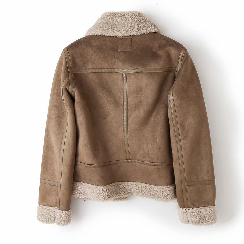 Lolas-Mode | Sherpa-Fleece-Bomberjacke