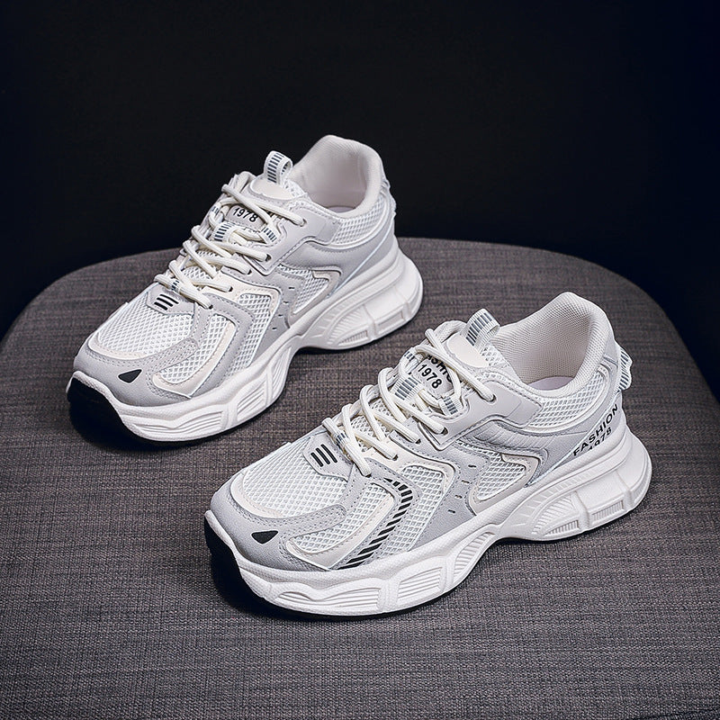 Damen Sport-Sneaker mit bequemer Laufsohle in Beige