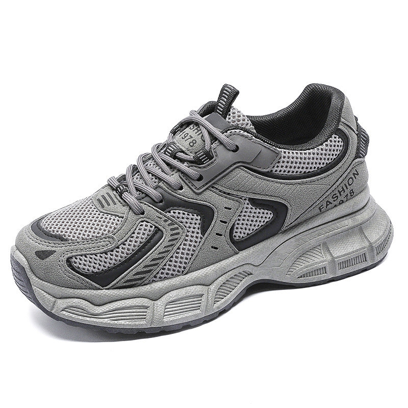Damen Sport-Sneaker mit bequemer Laufsohle in Silber