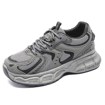 Damen Sport-Sneaker mit bequemer Laufsohle in Silber