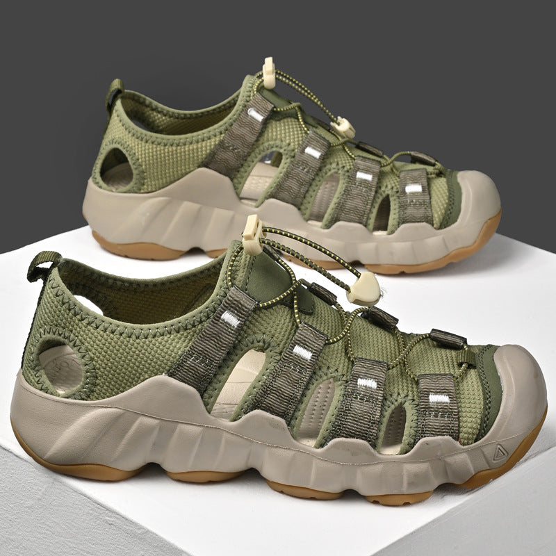 Damen Wassersandalen mit verstellbarem Schnellschnürsystem in Khaki