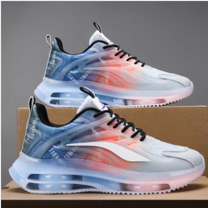 Damen sportliche Sneaker mit bequemer Sohle in Hellblau
