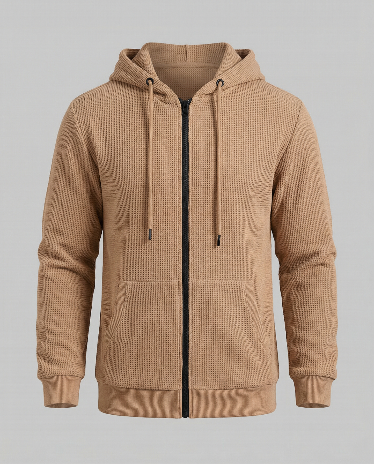 Sportliche Kapuzenjacke Herren mit modernem Mesh-Design in Dunkelblau