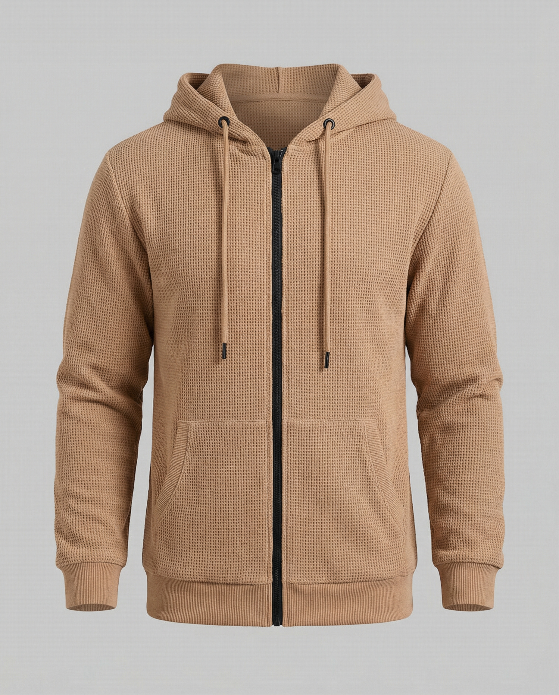 Sportliche Kapuzenjacke Herren mit modernem Mesh-Design in Dunkelblau