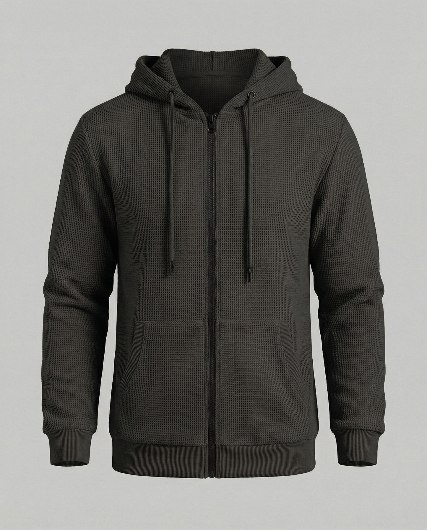 Sportliche Kapuzenjacke Herren mit modernem Mesh-Design in Dunkelblau