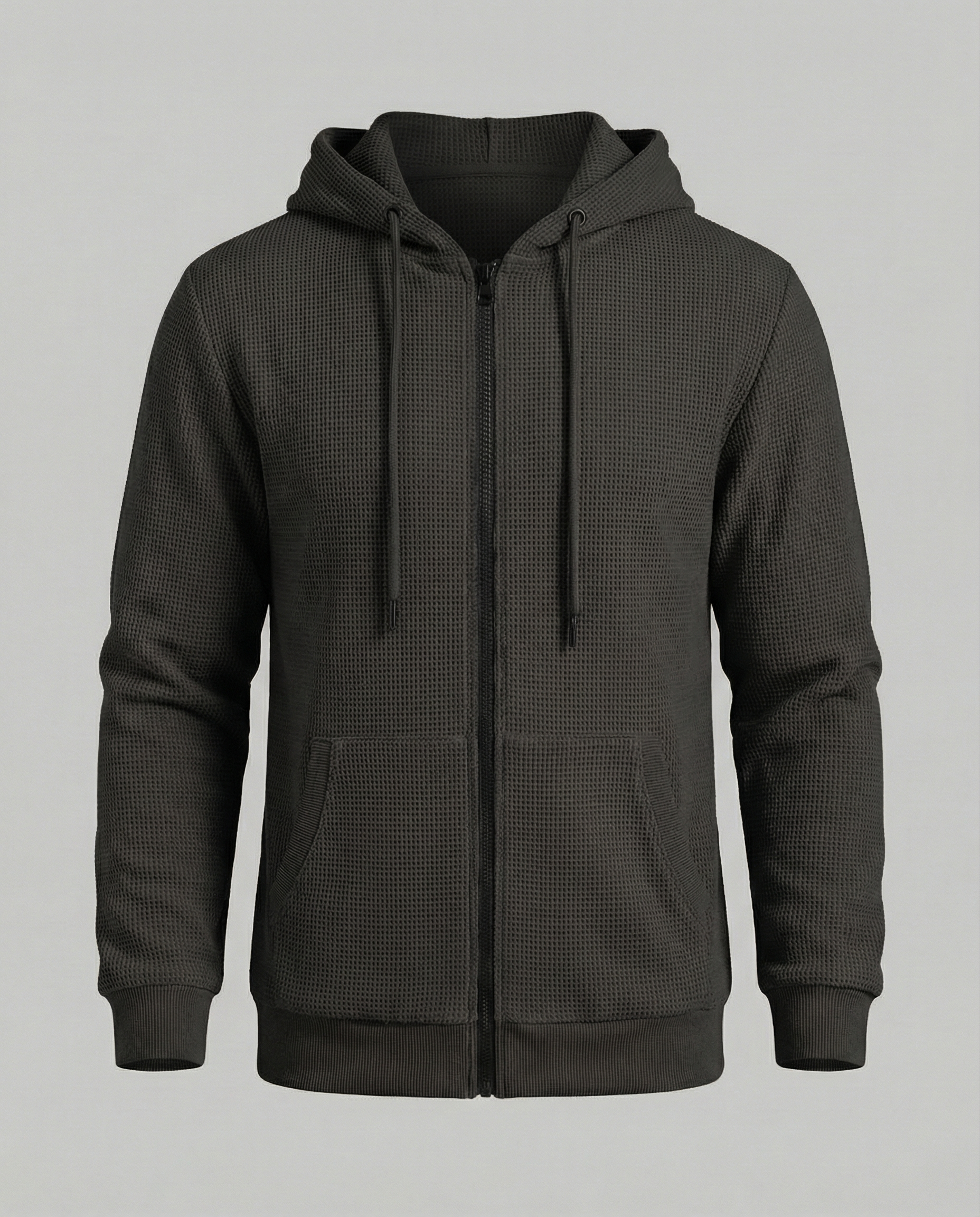 Sportliche Kapuzenjacke Herren mit modernem Mesh-Design in Dunkelblau