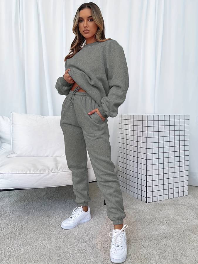 Damen-Sweat-Set in Weiß