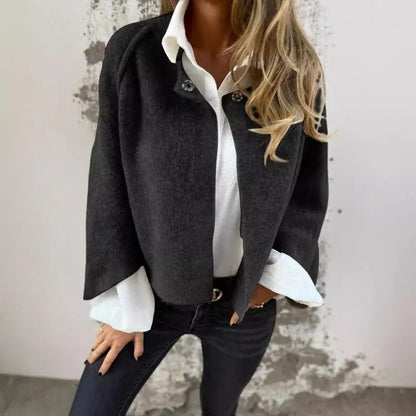 Elegante kurze Jacke in Beige