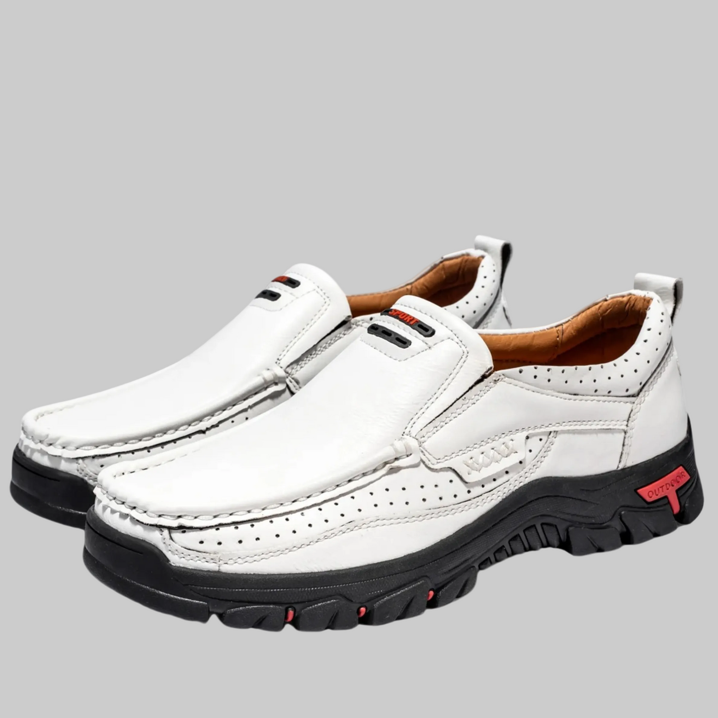 Herrenmode Vintage-Schuhe in Braun