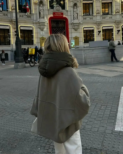 Elegante Herbstjacke für Frauen in Grün