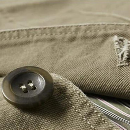 Wetterjacke mit Kapuze in Khaki