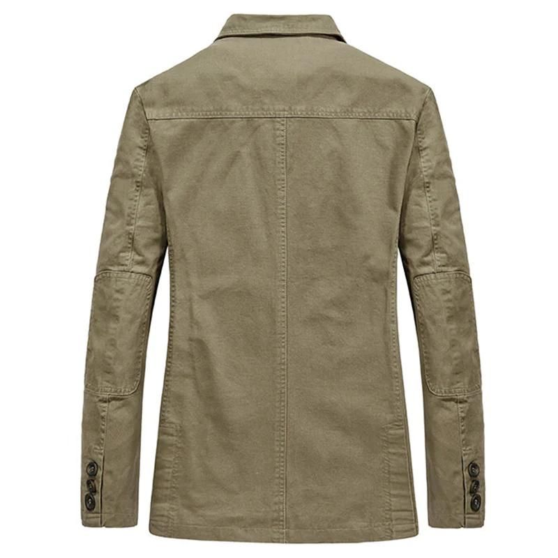 Wetterjacke mit Kapuze in Khaki