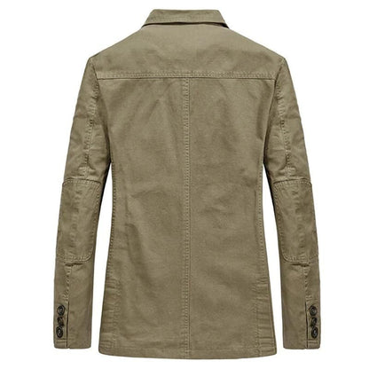 Wetterjacke mit Kapuze in Khaki