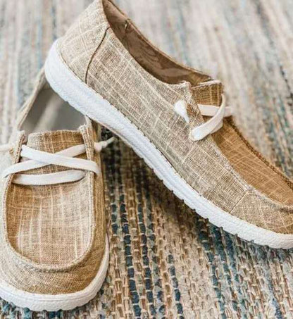 Damen-Schnürschuhe in Grau
