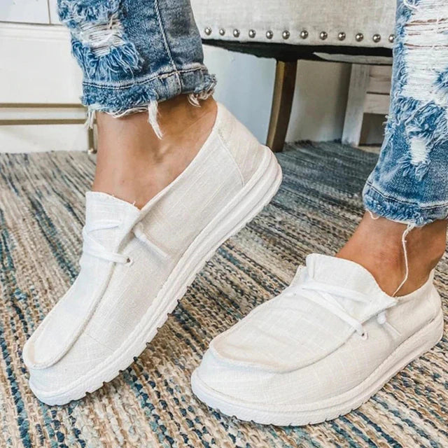 Damen-Schnürschuhe in Grau